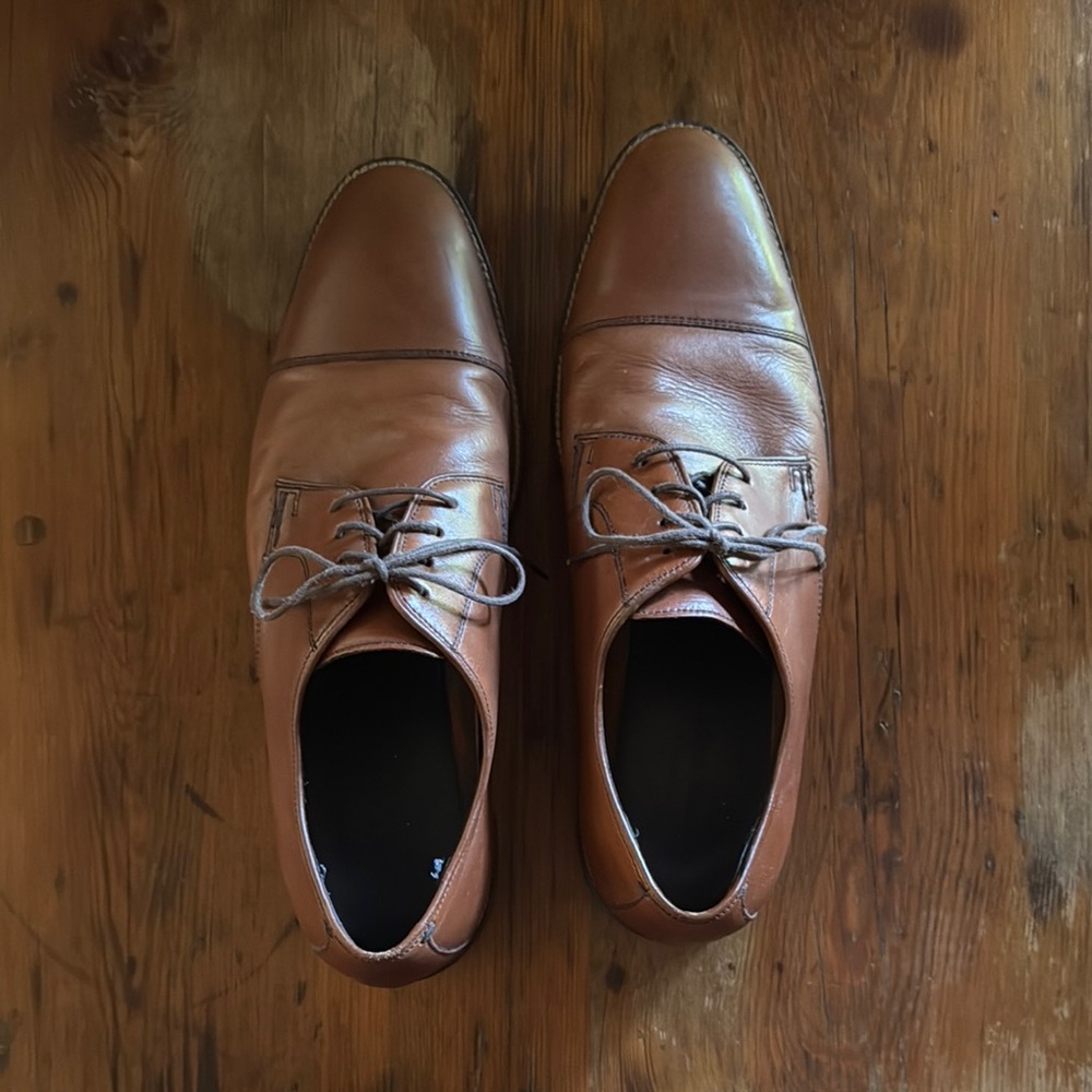 Cole Haan Brown Leather Oxford Shoes